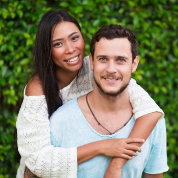 Young couple smiling Dental Care   Acworth dental care visit
